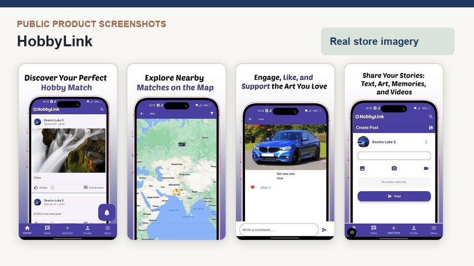 Hobby Link - Discover Hobbies product screenshots